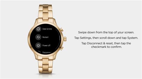 how do i factory reset michael kors runway smart watch|Michael Kors Access Runway Smartwatch .